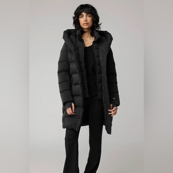 NWT Soia & Kyo Sonny TD Slim Down Coat Jacket Puffer Winter Coat with Hood Sz M - Picture 4 of 15